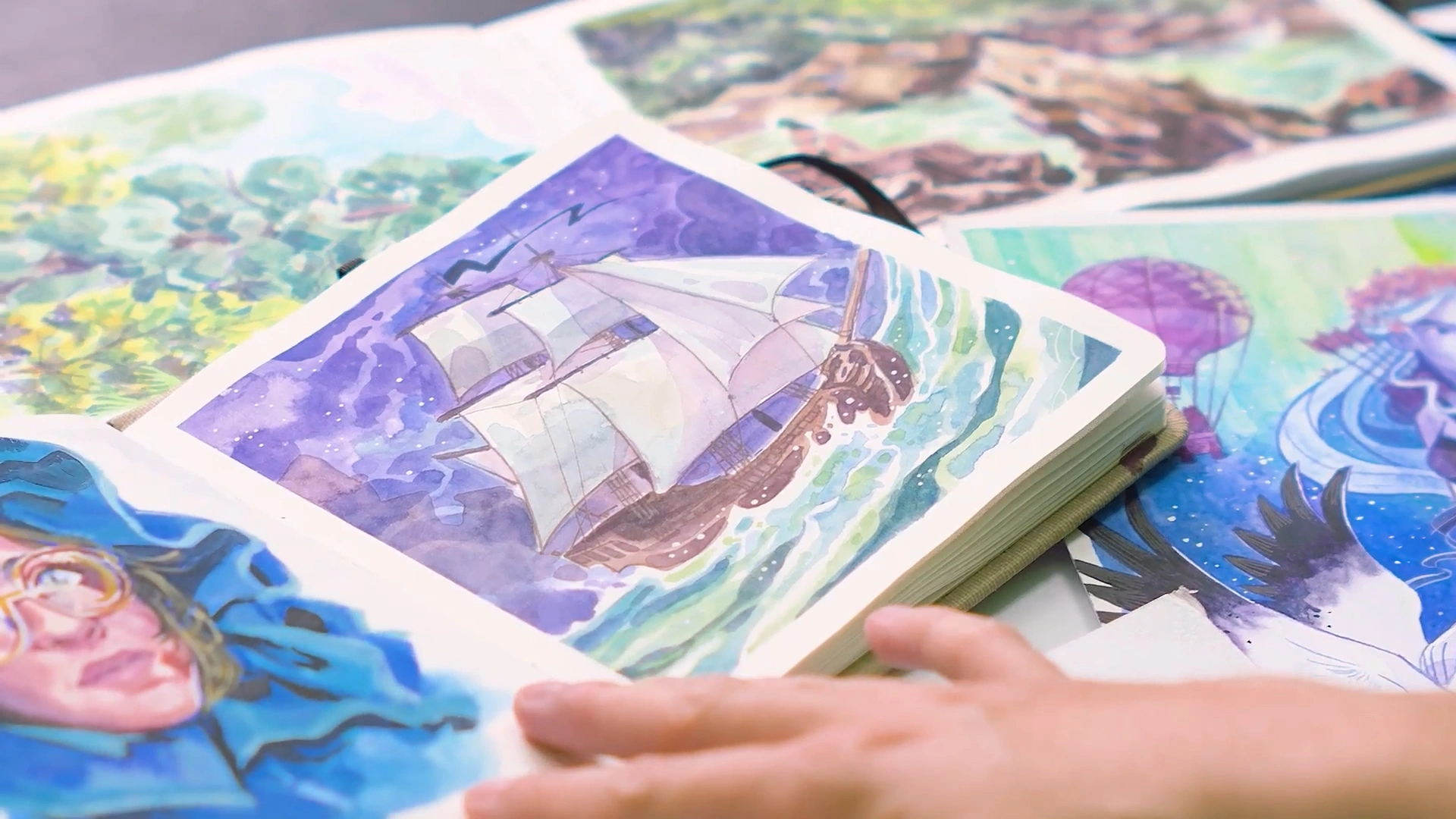 Les techniques de l'aquarelle