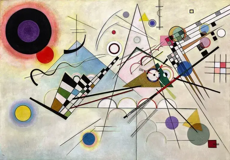 Wassily Kandinsky's abstract art painting