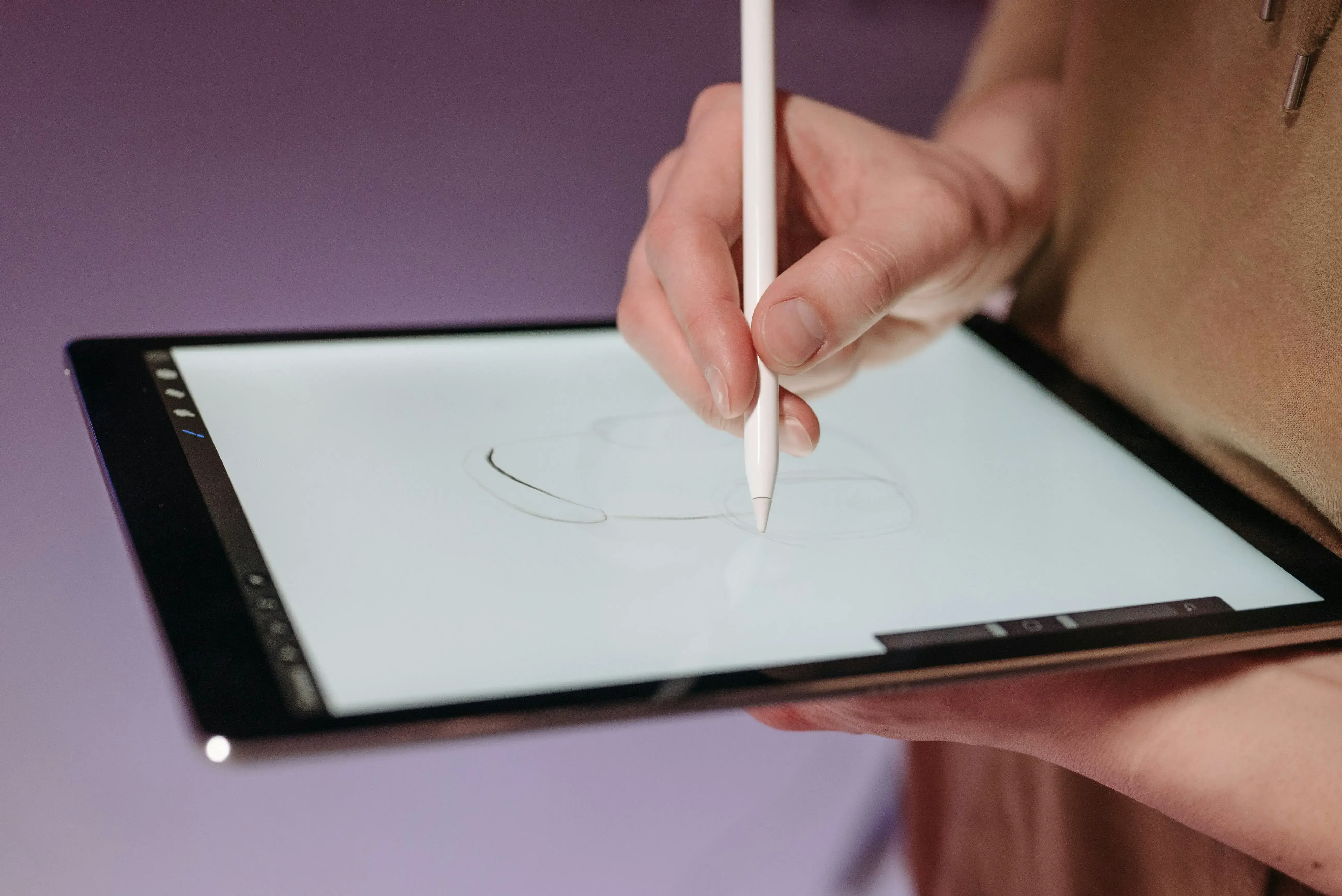 image of a digital tablet to use for drawing manga