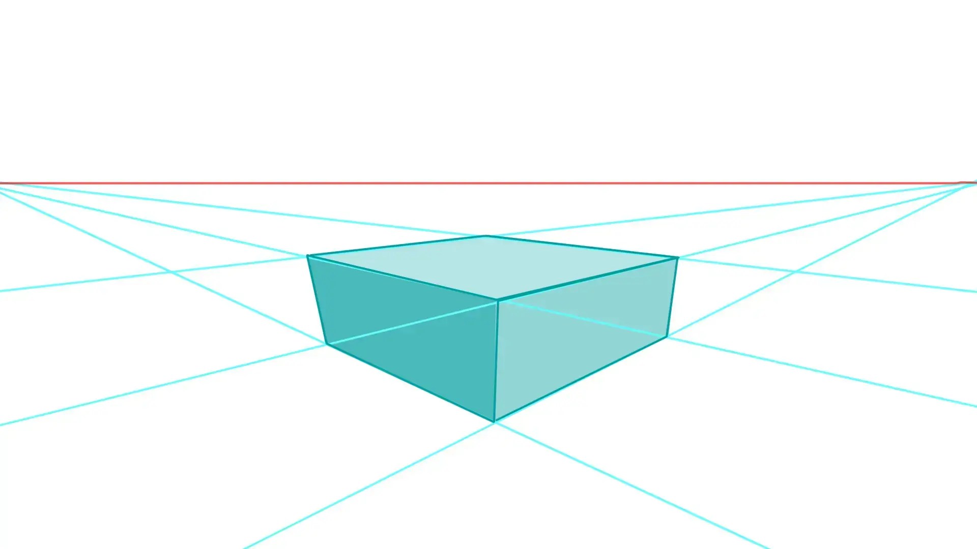 two-point perspective with high horizon line