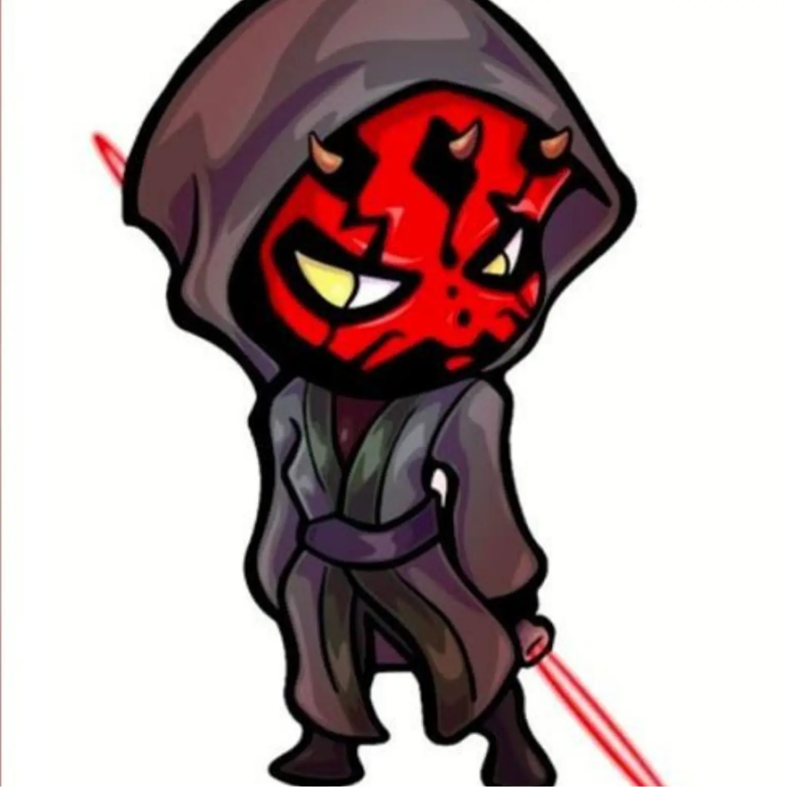 Dark Maul en mode Chibi