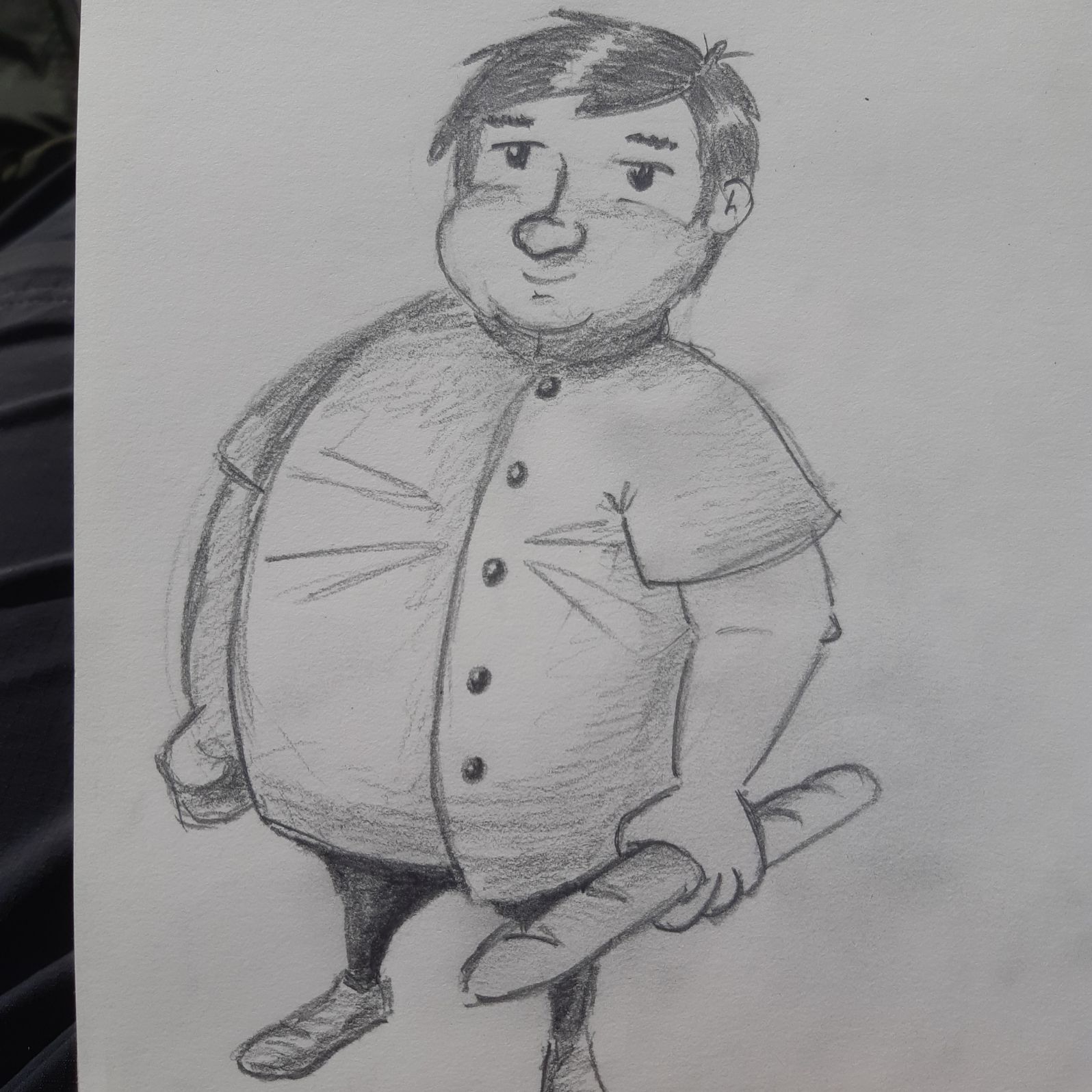 Un personnage tout en rondeur