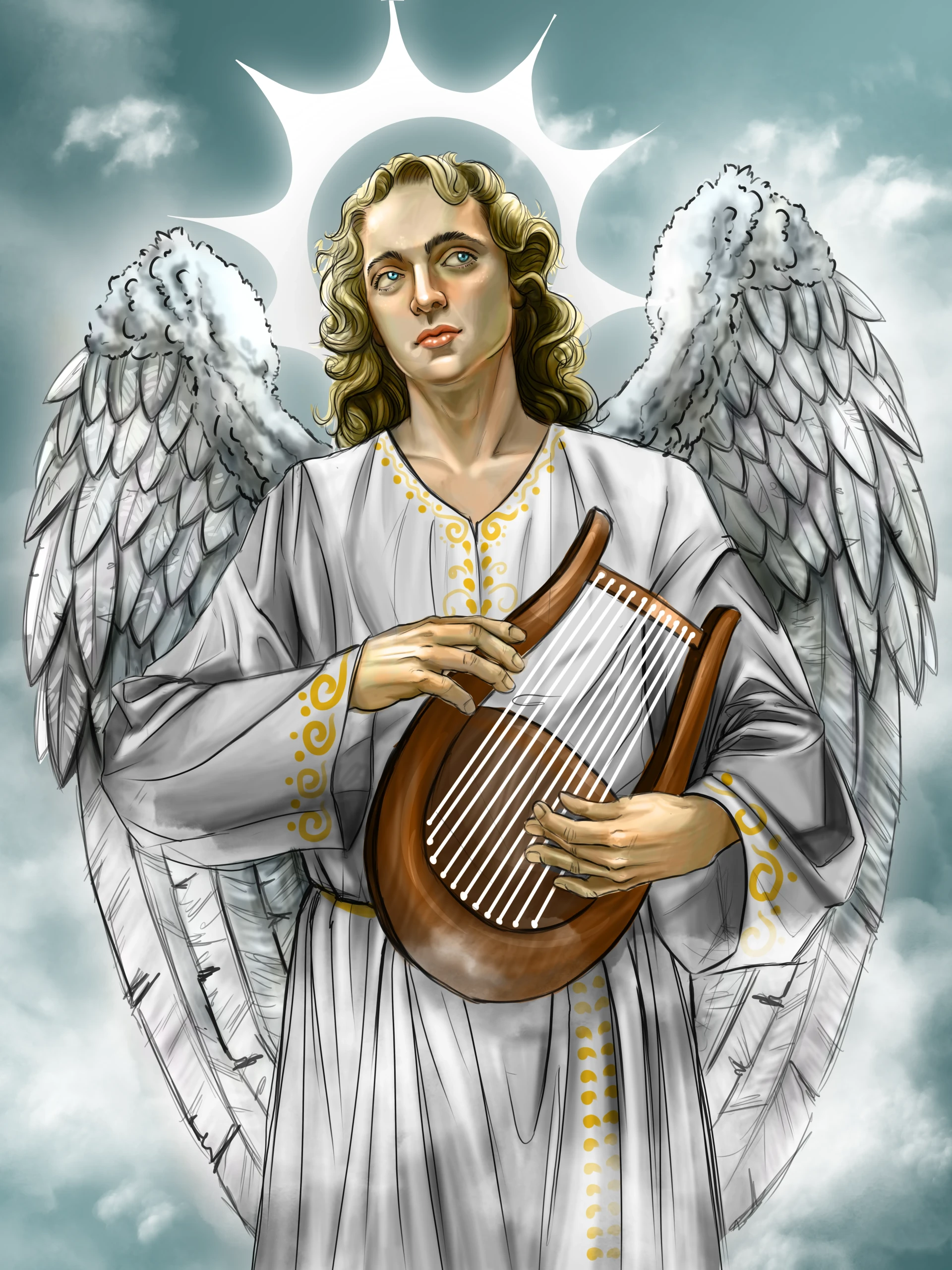 dessin d’ange