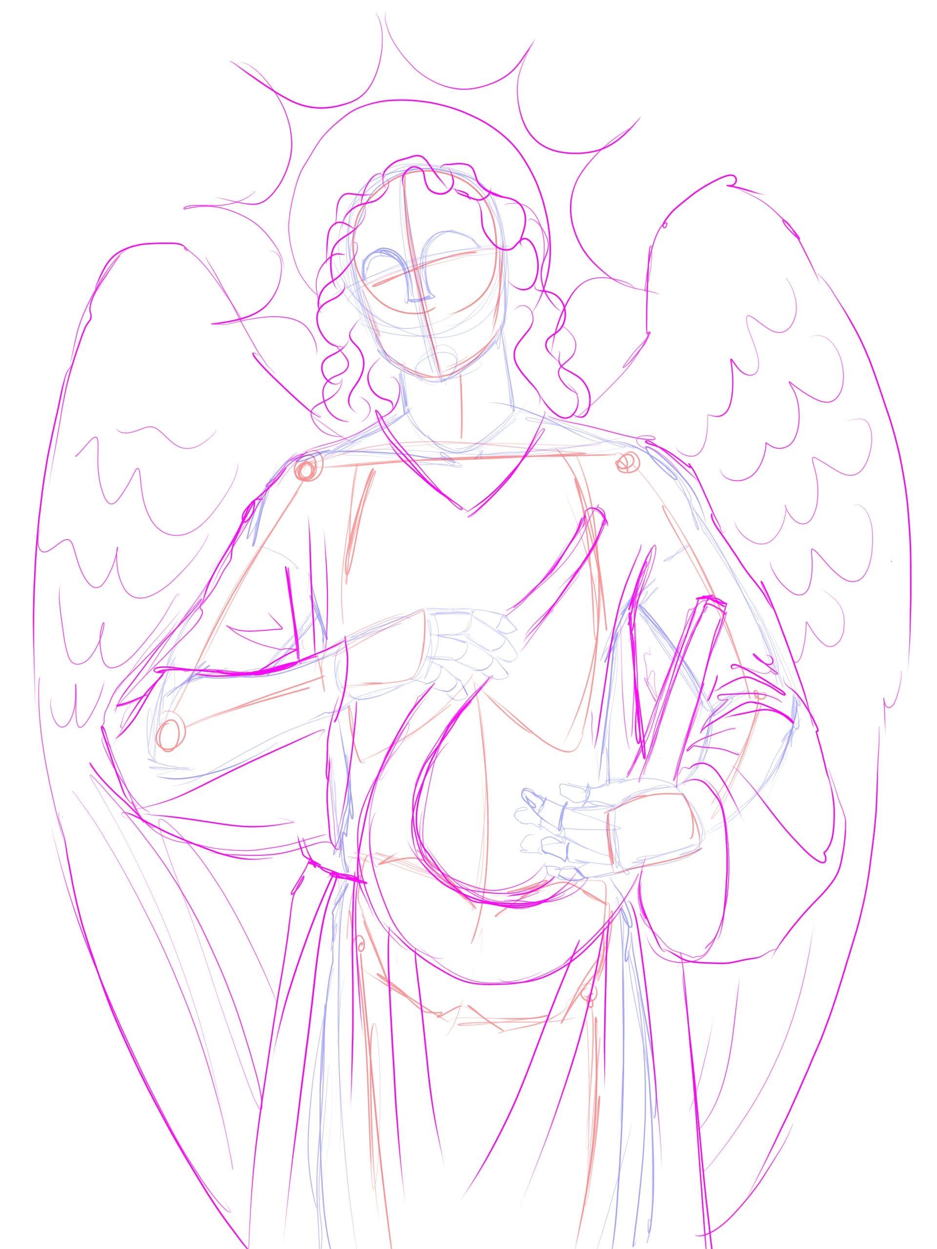 dessiner le halo d’un ange