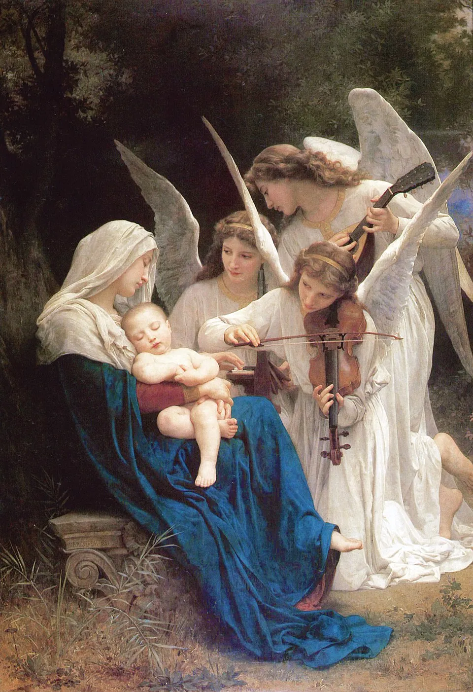 Le Chant des anges de William-Adolphe Bouguereau