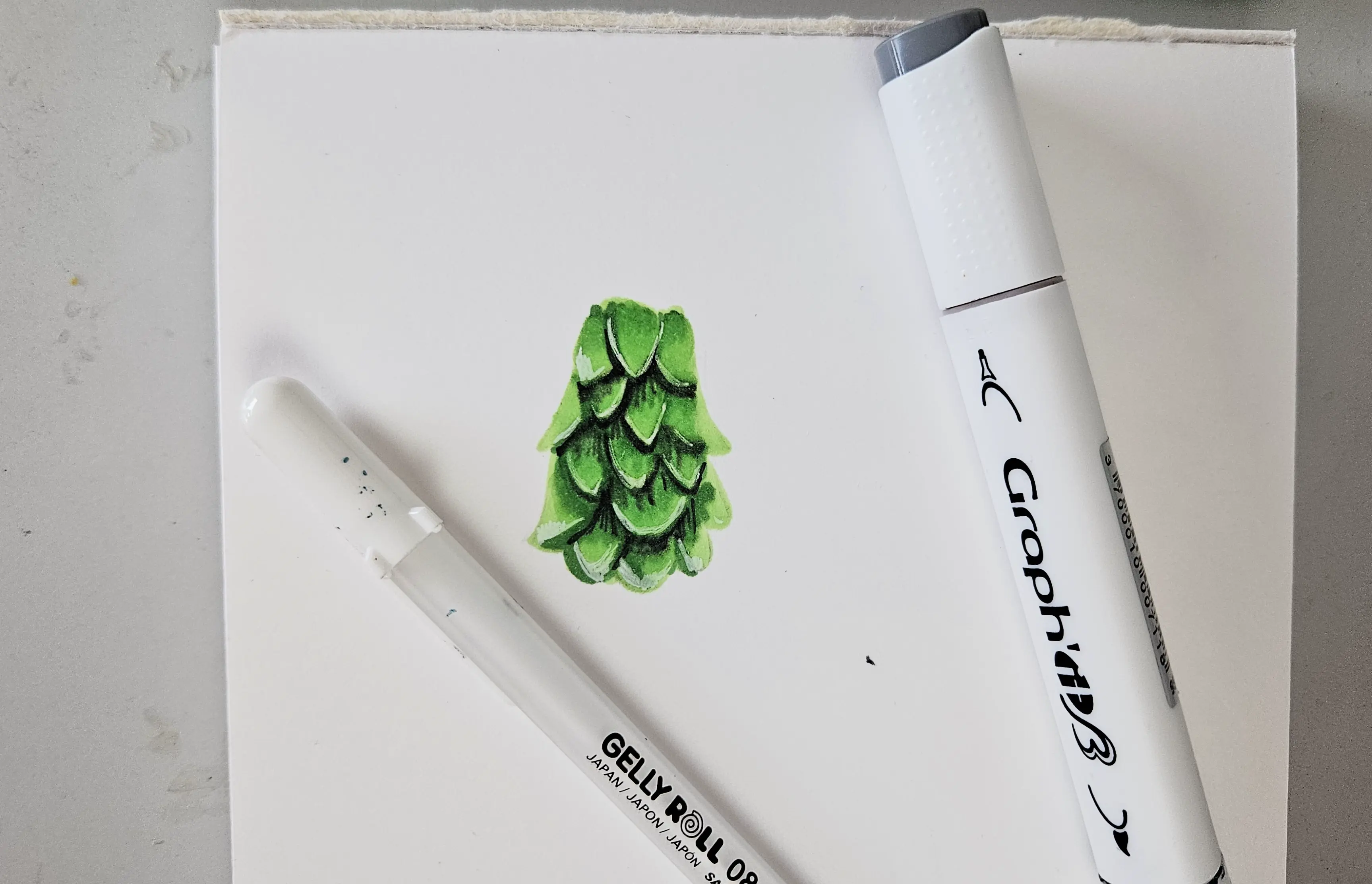 ajouter de la couleur avec ses feutres à alcool pour dessiner des animaux