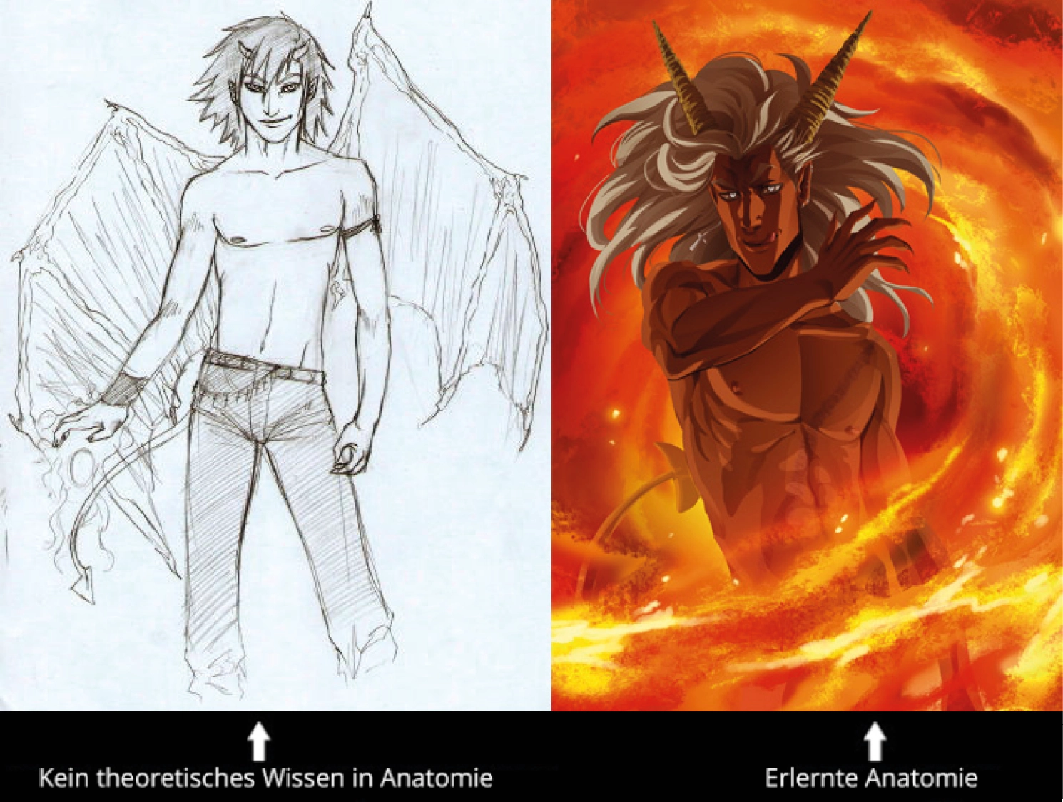 die Anatomie verstehen, um sich im Zeichnen zu verbessern