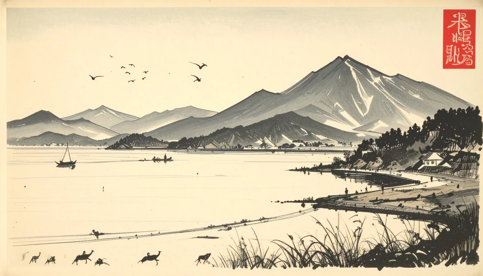 la technique du sumi-e