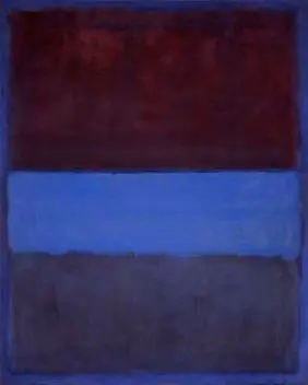 tableau de Mark Rothko d’une peinture d’art abstrait 