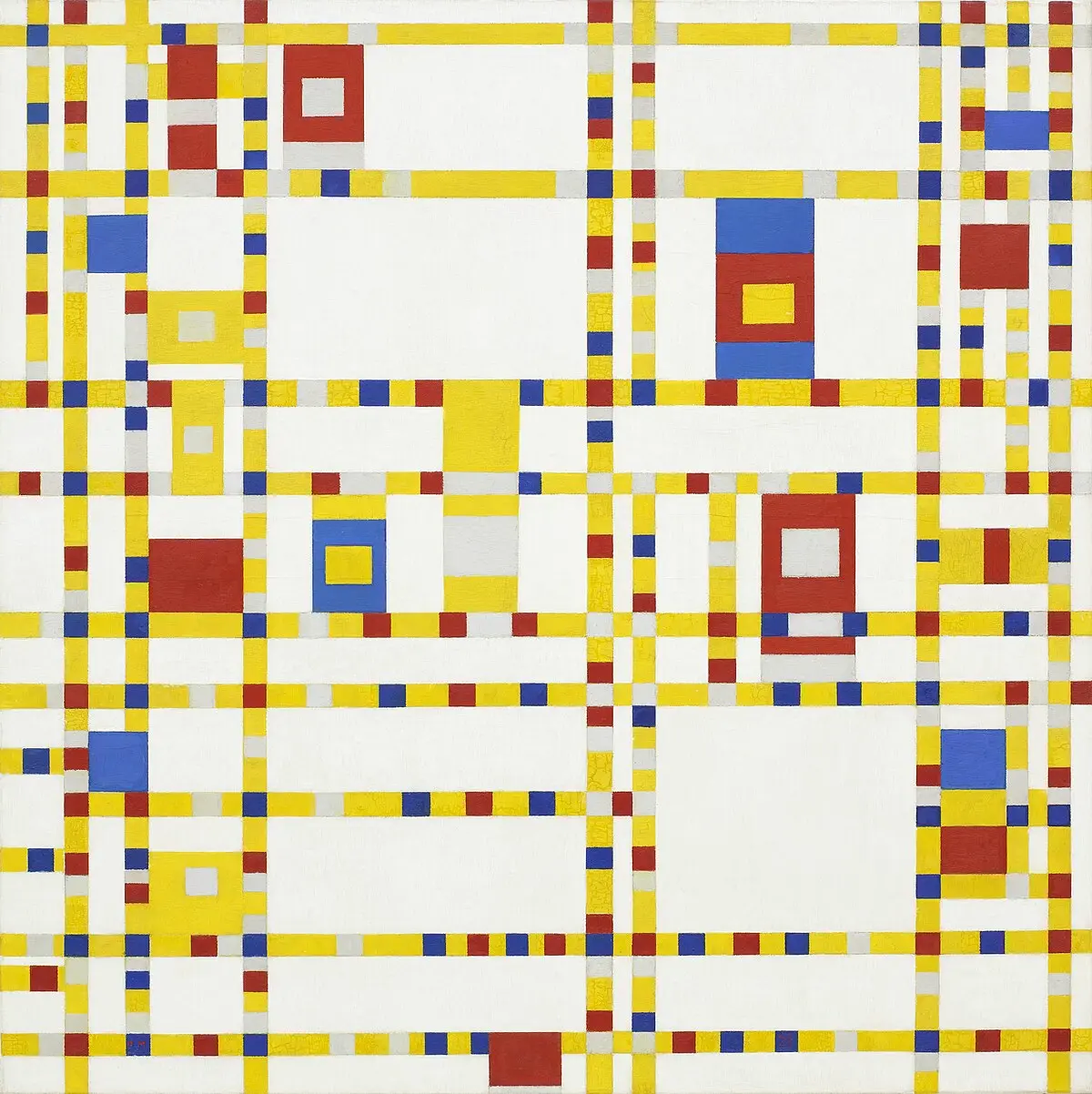 tableau de piet mondrian d’une peinture d’art abstrait 
