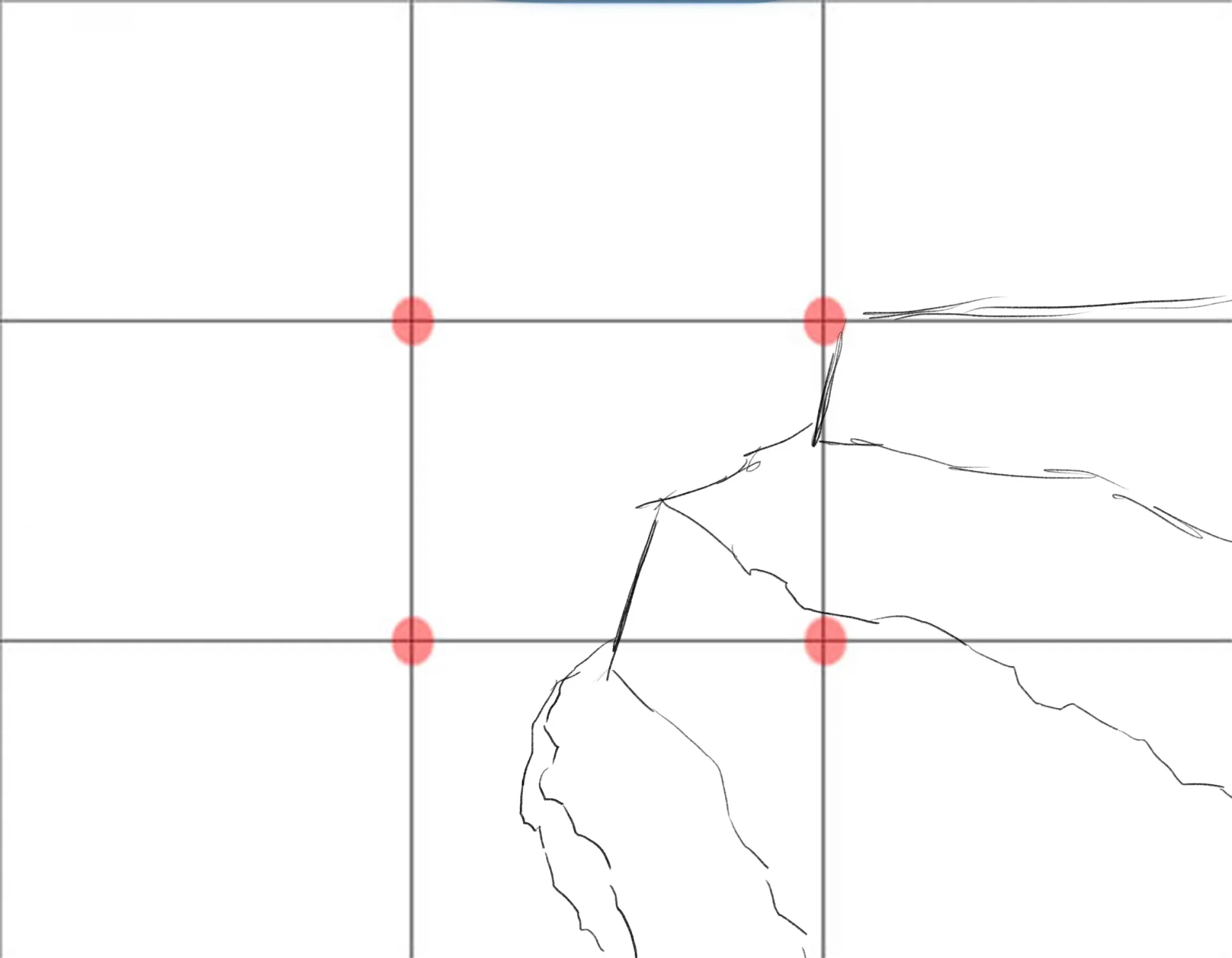dessiner la base d’un canyon