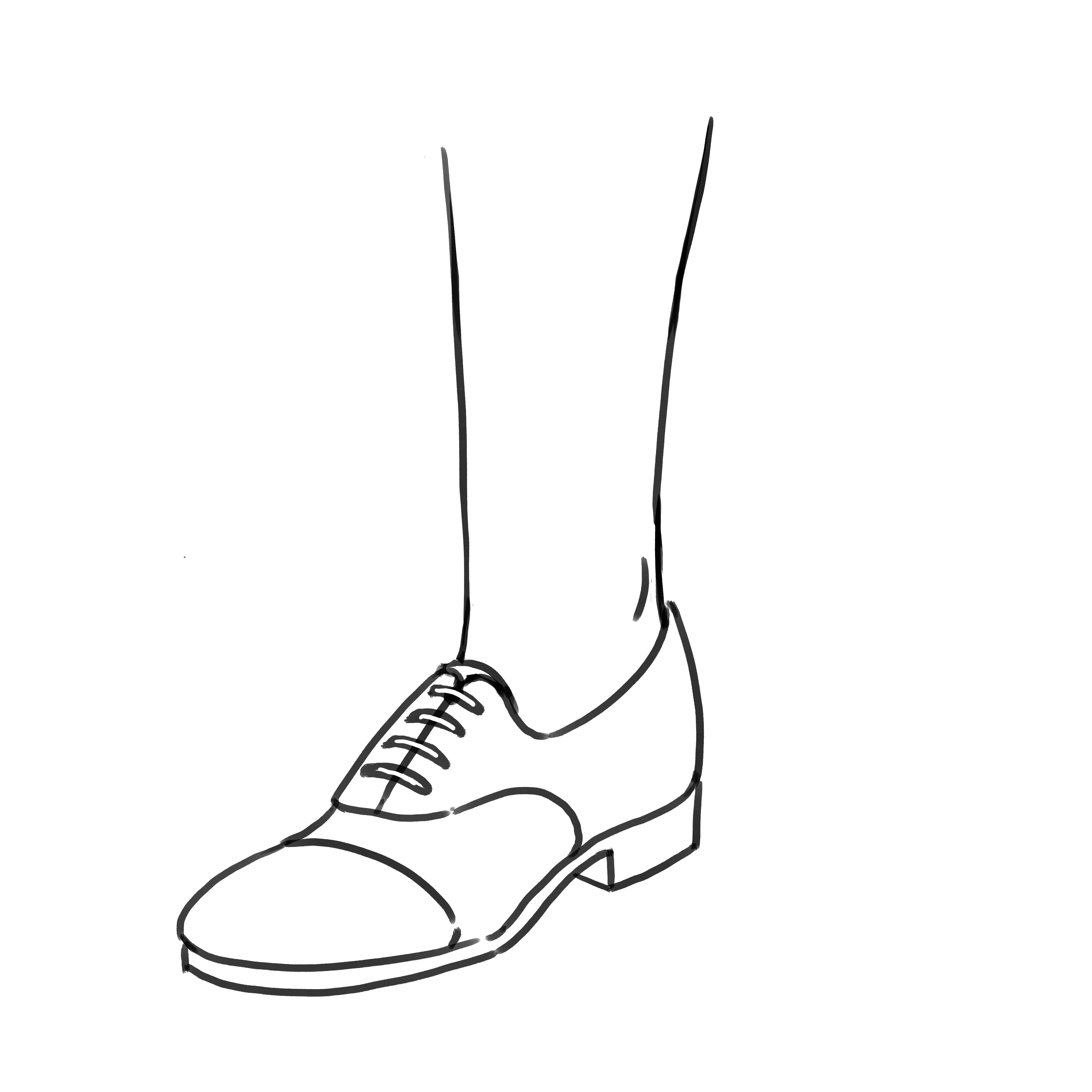 dessin d’une chaussure