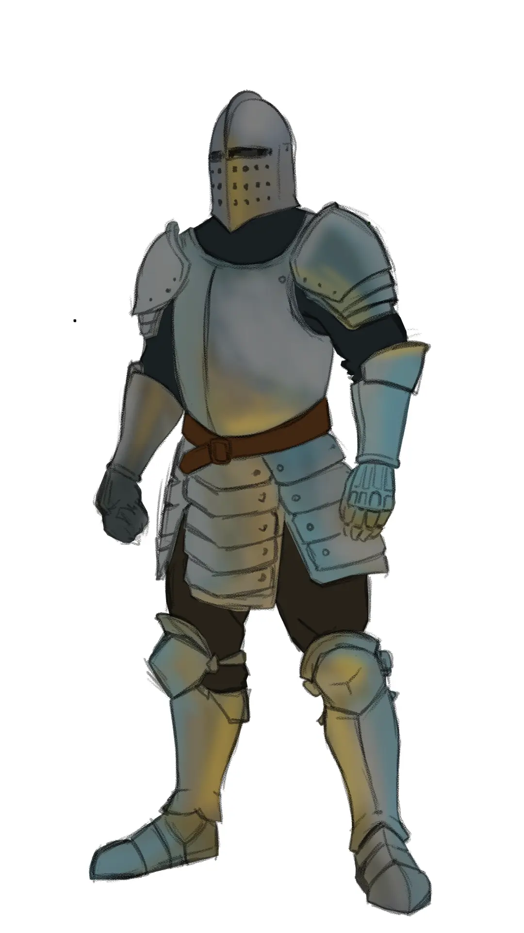 dessiner les couleurs d’un chevalier