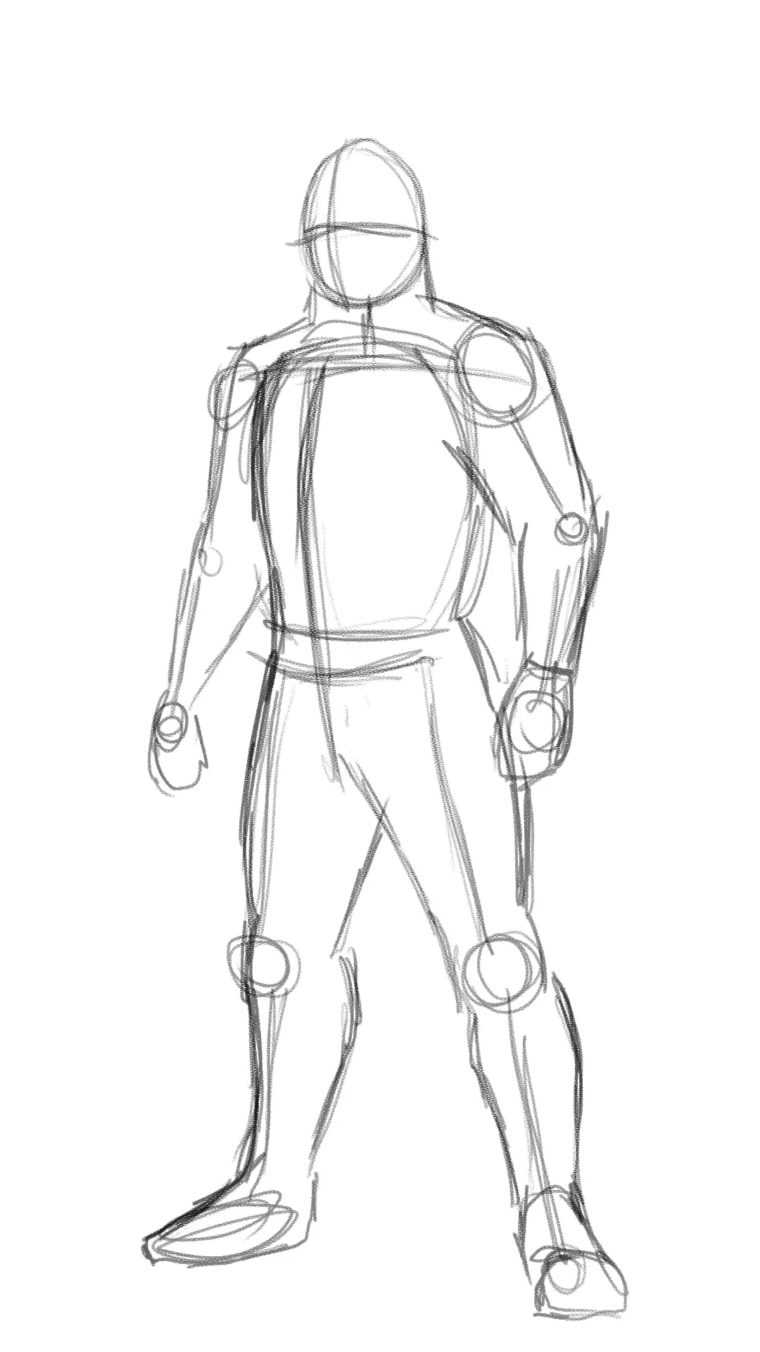 dessiner le croquis d’un chevalier