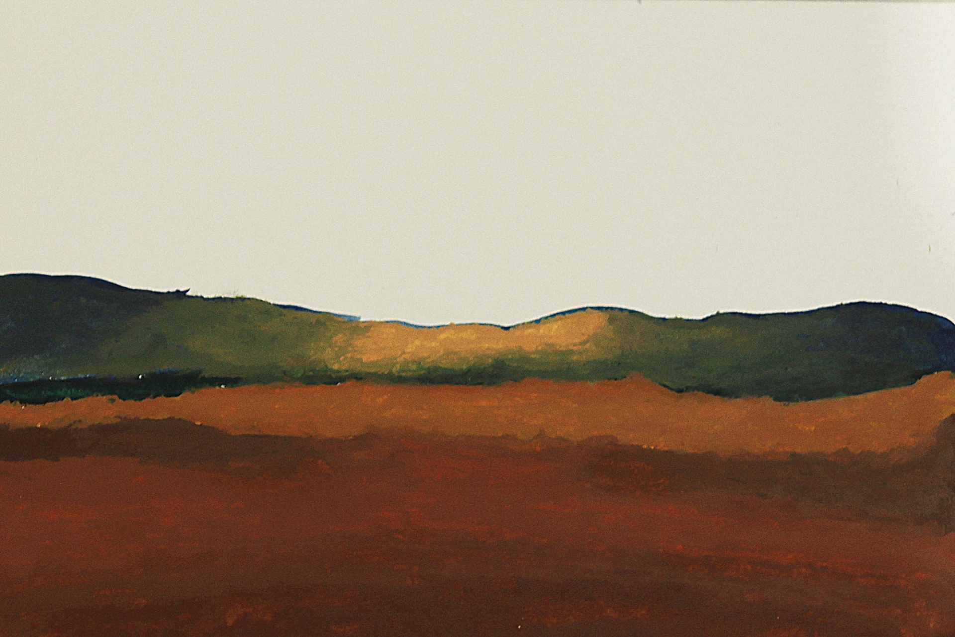 Fügen Sie Licht zu einem Acryl-Sonnenuntergangsgemälde hinzu