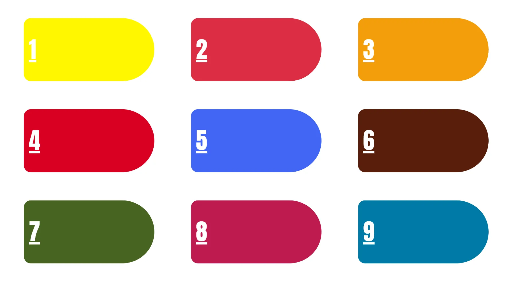 nuancier de couleurs à l'aquarelle