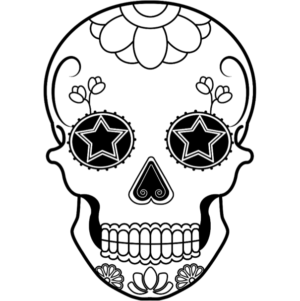  dessiner les ornements du premier crâne mexicain 3