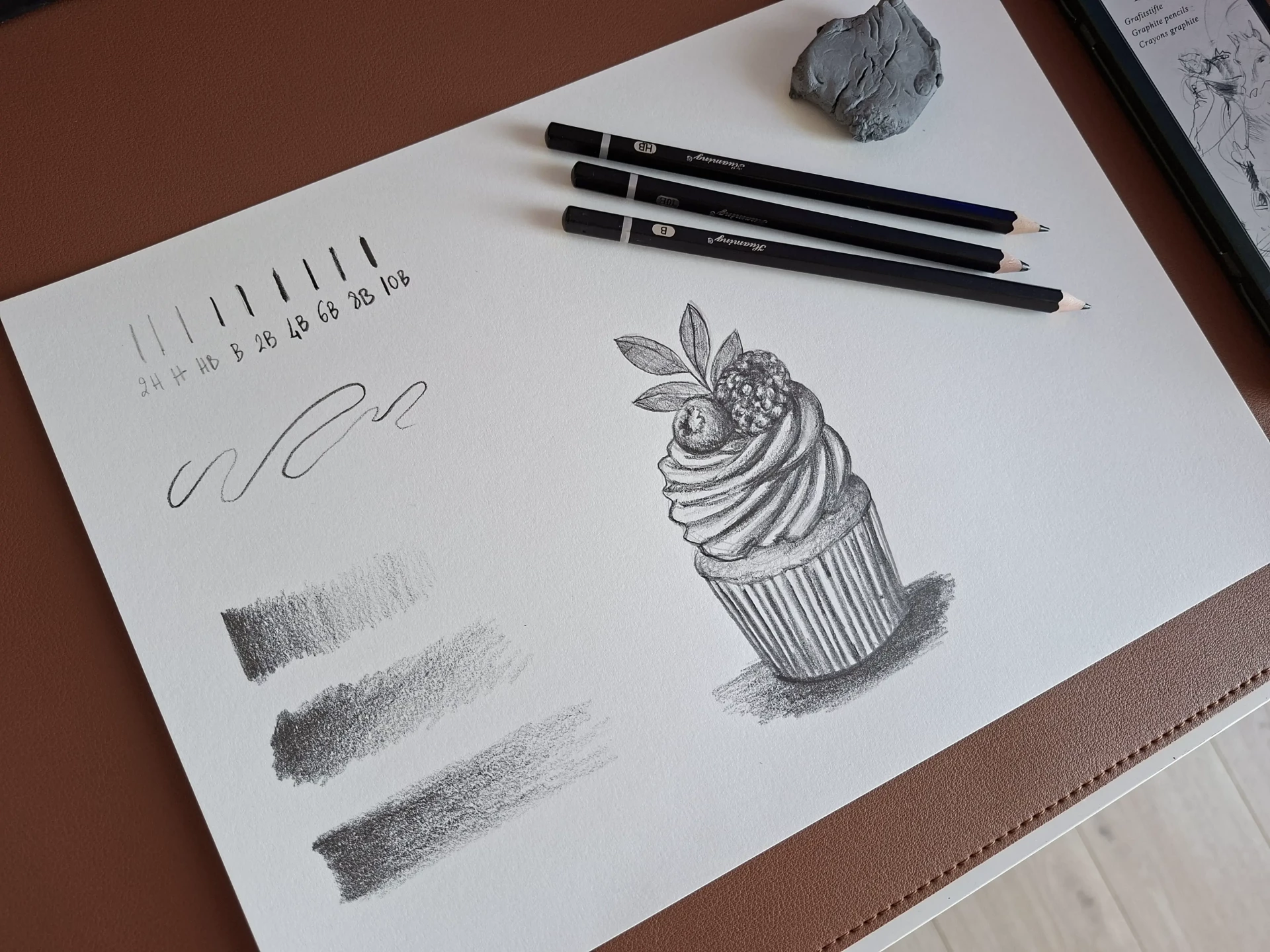 dessiner avec un crayon graphite