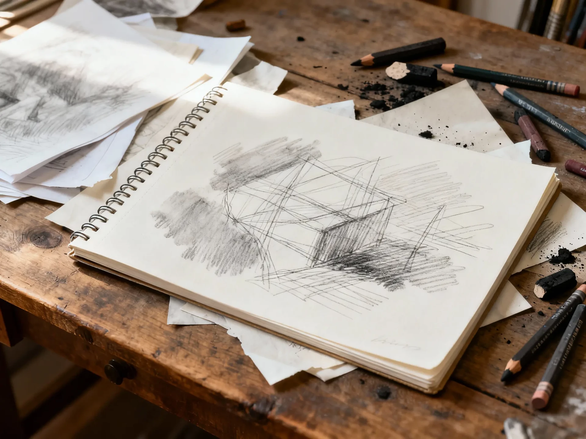 les erreurs à éviter en dessinant avec un crayon graphite ou avec un fusain