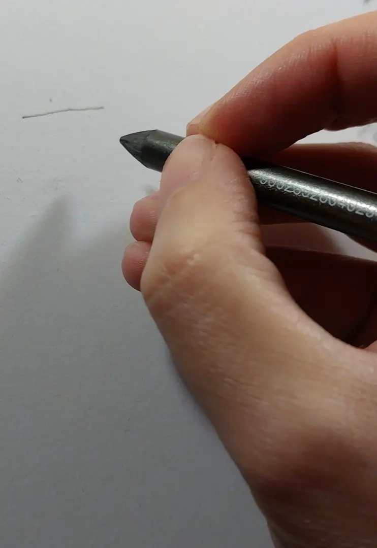 l’utilisation du crayon graphite pour dessiner
