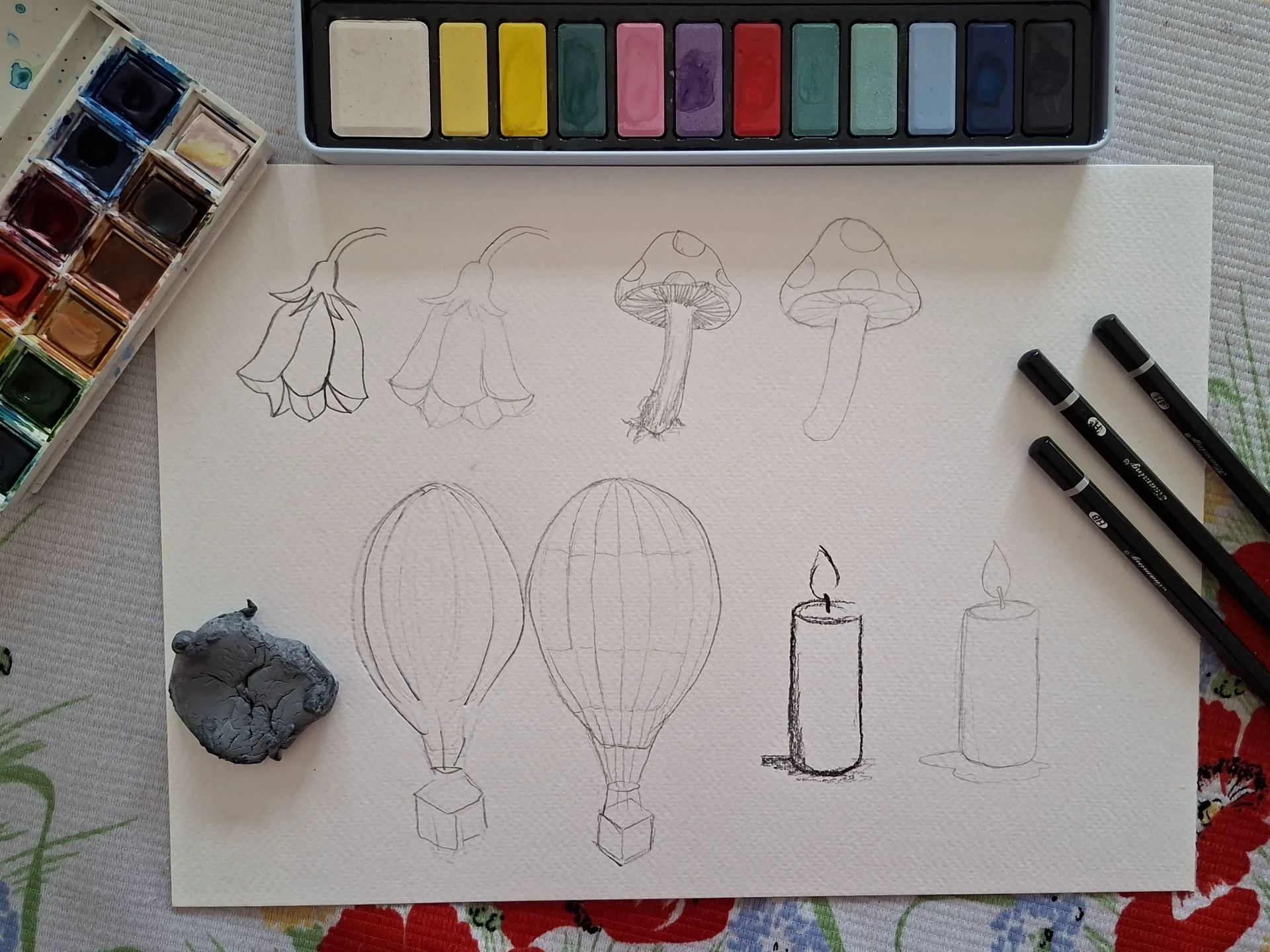 les erreurs à éviter pour réussir un croquis avant de peindre à l’aquarelle