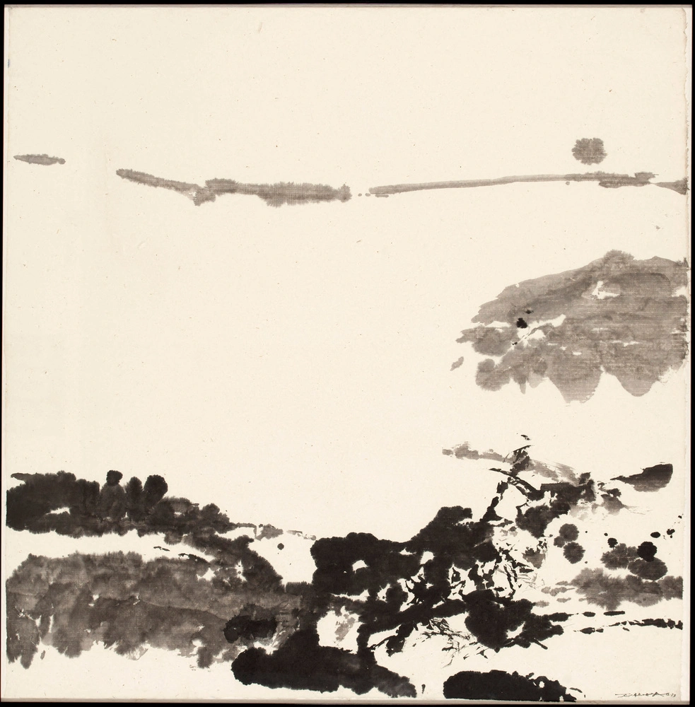 dessin à l’encre de chine de Zao Wou-Ki