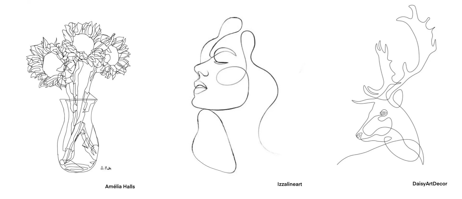 one line drawing to learn to draw with your right brain