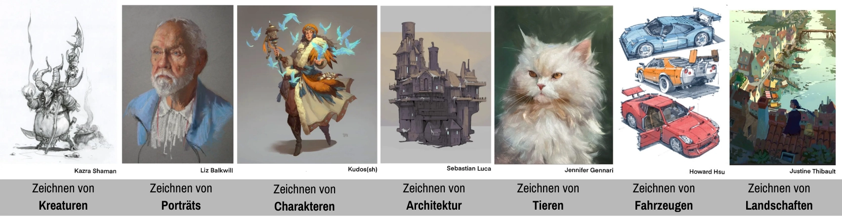 sich über das Zeichnen austauschen, um motiviert zu bleiben