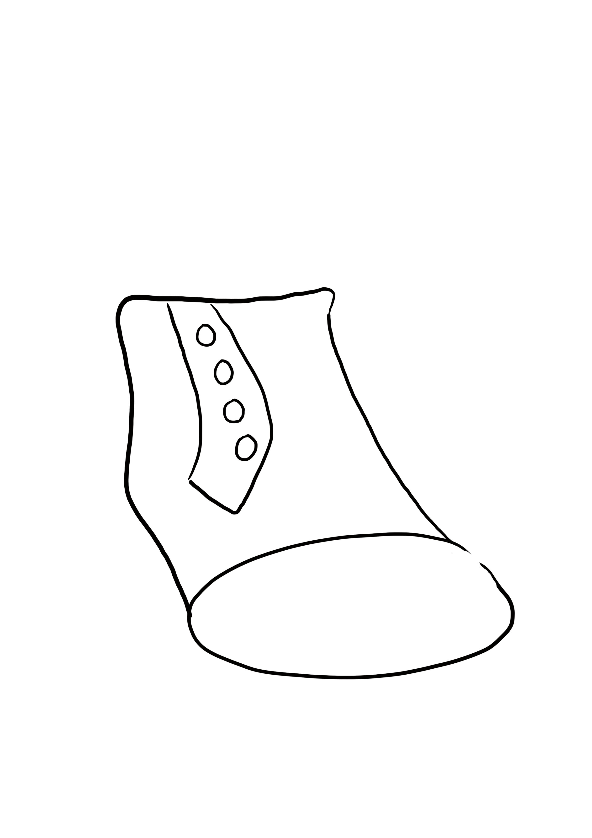 dessin difficile : chaussure étape 3