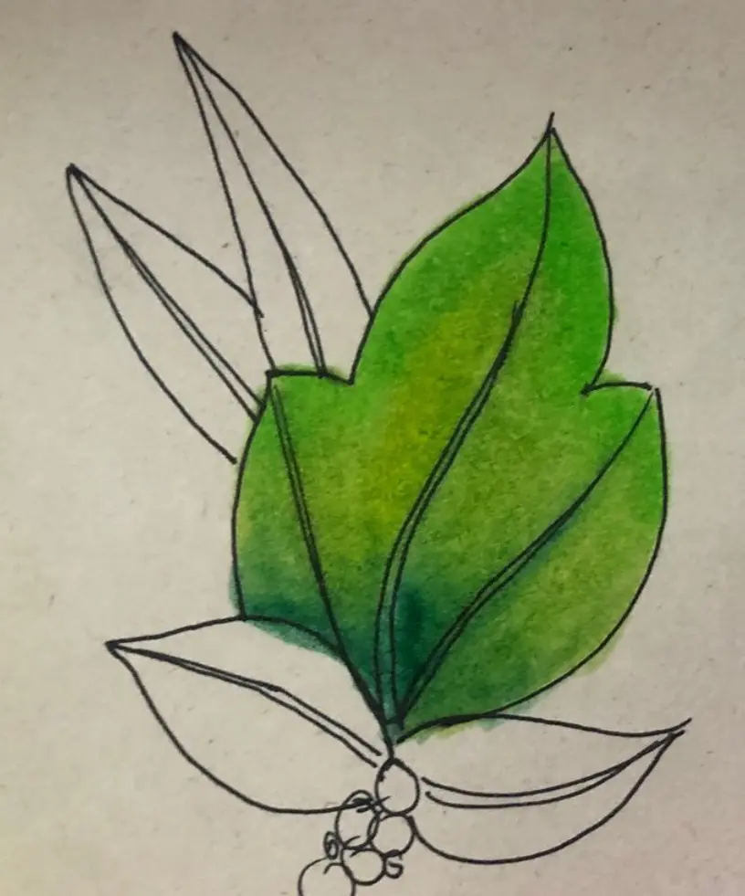 polissage d’une feuille pour crayon de couleur