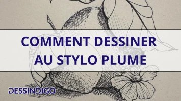 Cómo dibujar con una pluma estilográfica.