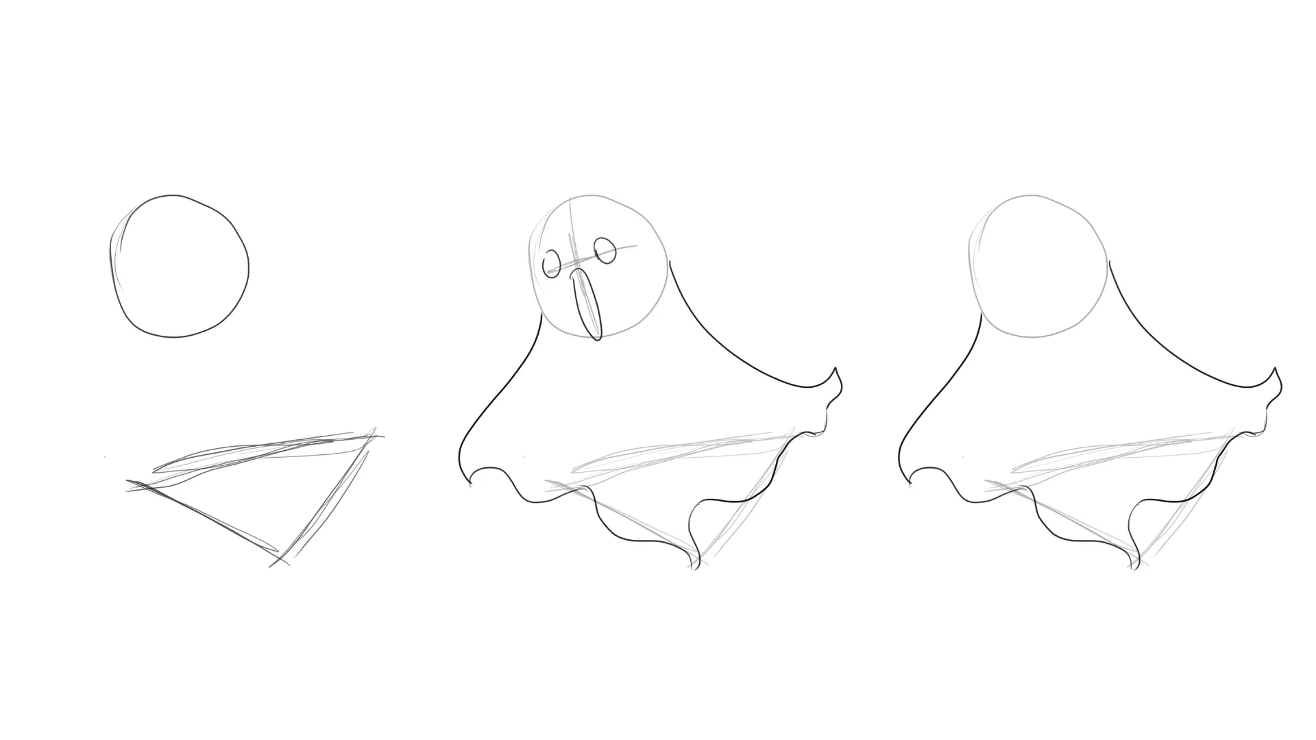 dessiner la base d’un fantôme