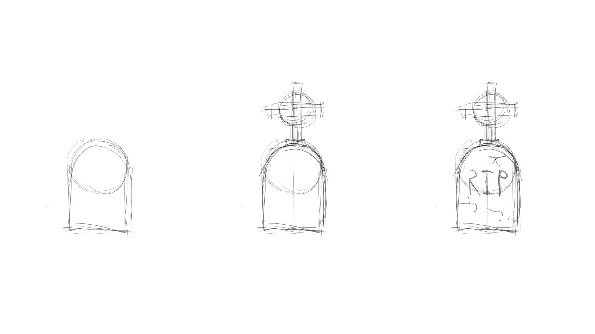 dessiner la base d’une tombe 