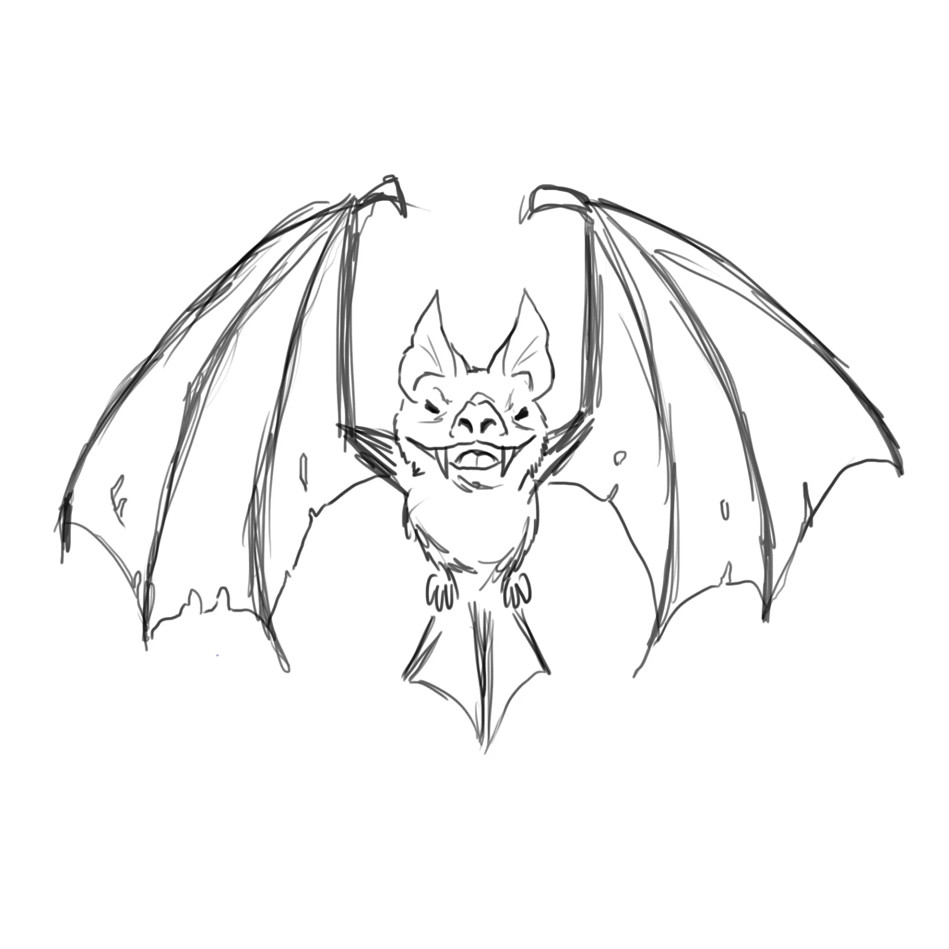dessiner une chauve-souris