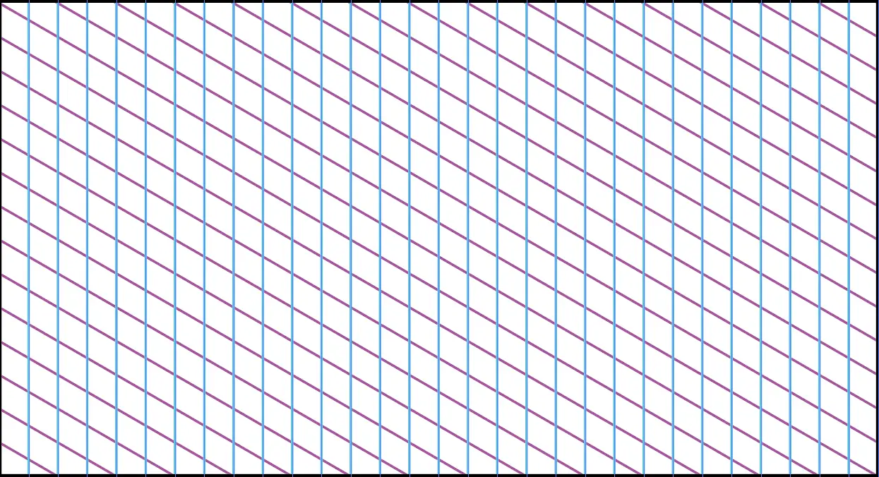 draw diagonal lines for the perspective grid