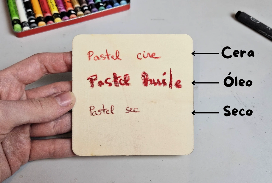 las diferencias entre los soportes para el pastel seco y el pastel graso