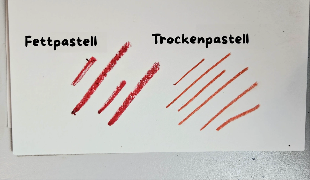 die Unterschiede im Detail zwischen Trockenpastell und Ölpastell