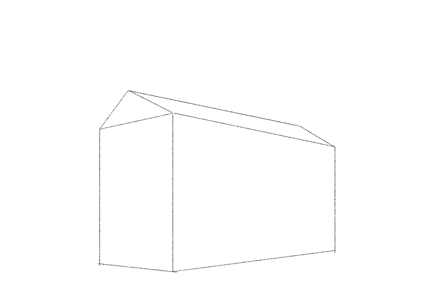 dessiner le toit d’une église