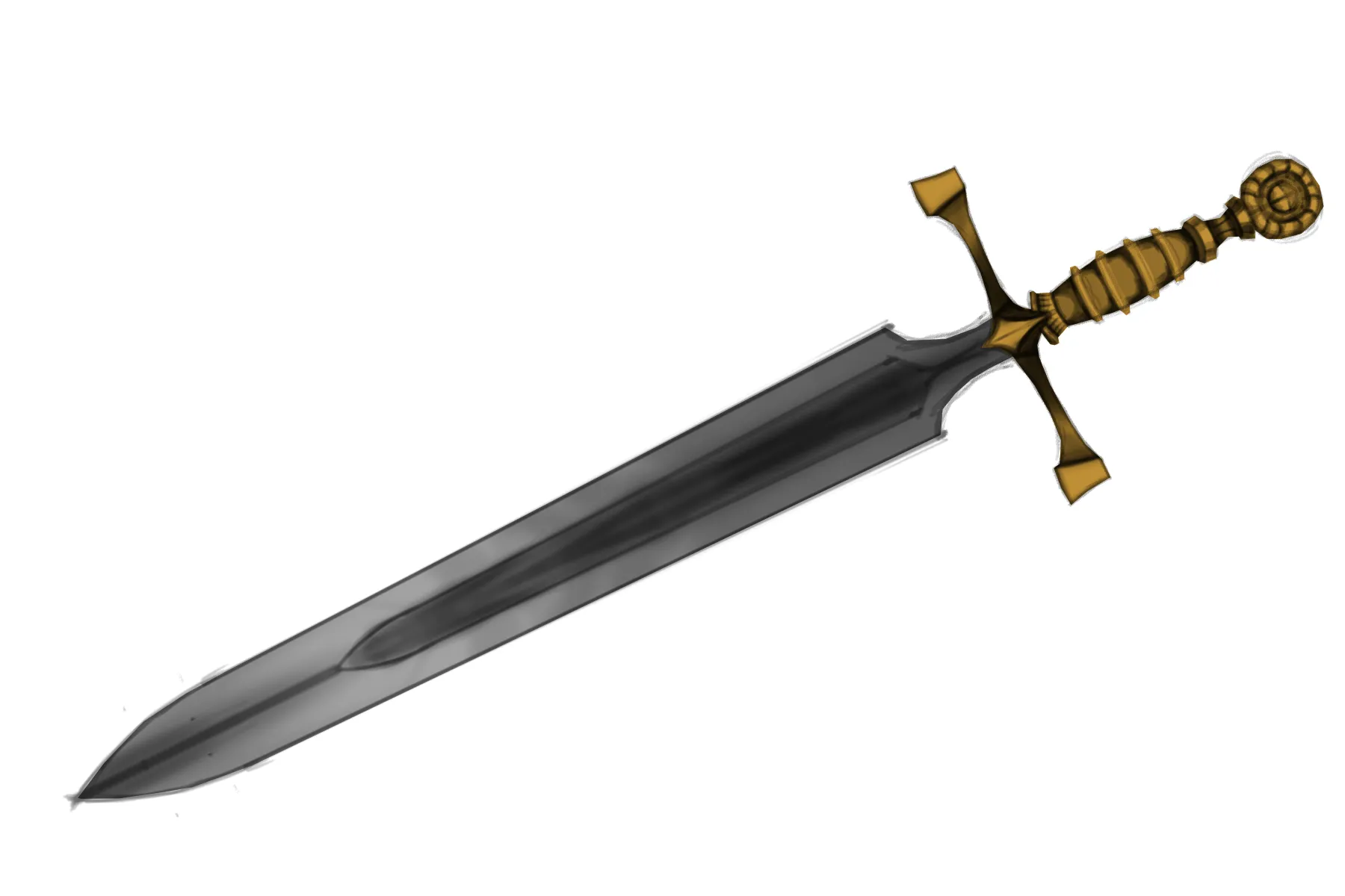 dessiner les ombres d’une épée