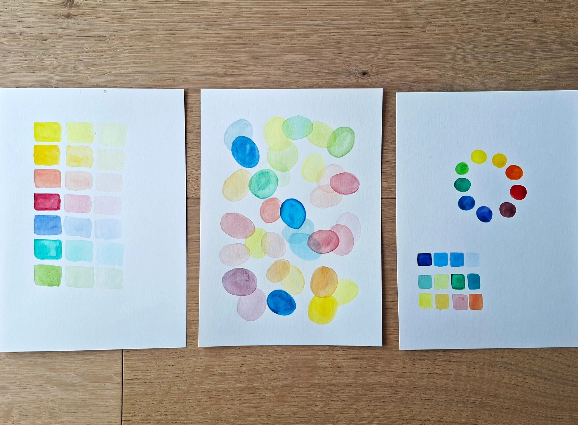 utiliser les couleurs principales quand on débute en peinture