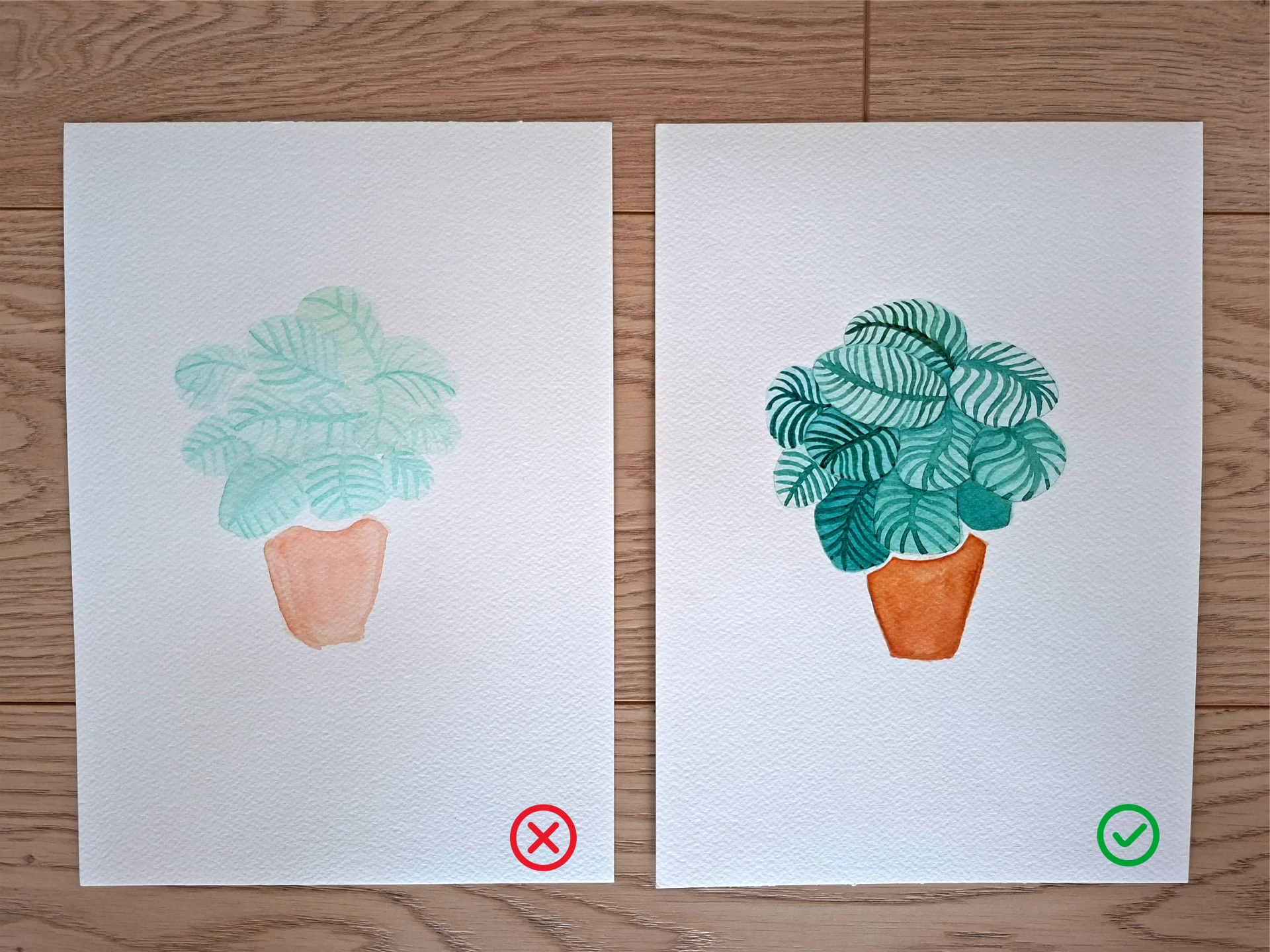 travailler les valeurs quand on débute en peinture