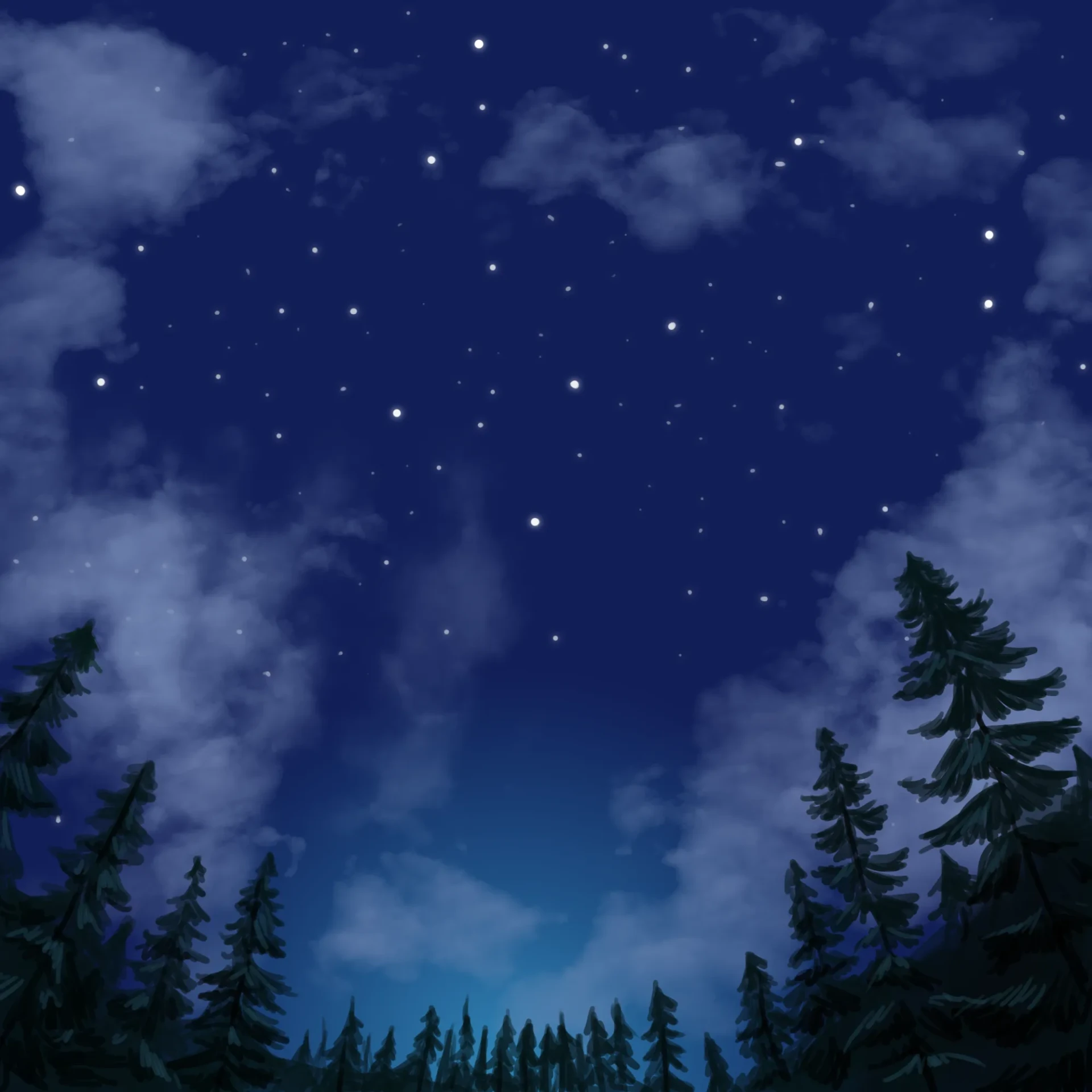 dessiner l’effet de brillance d’une étoile filante 