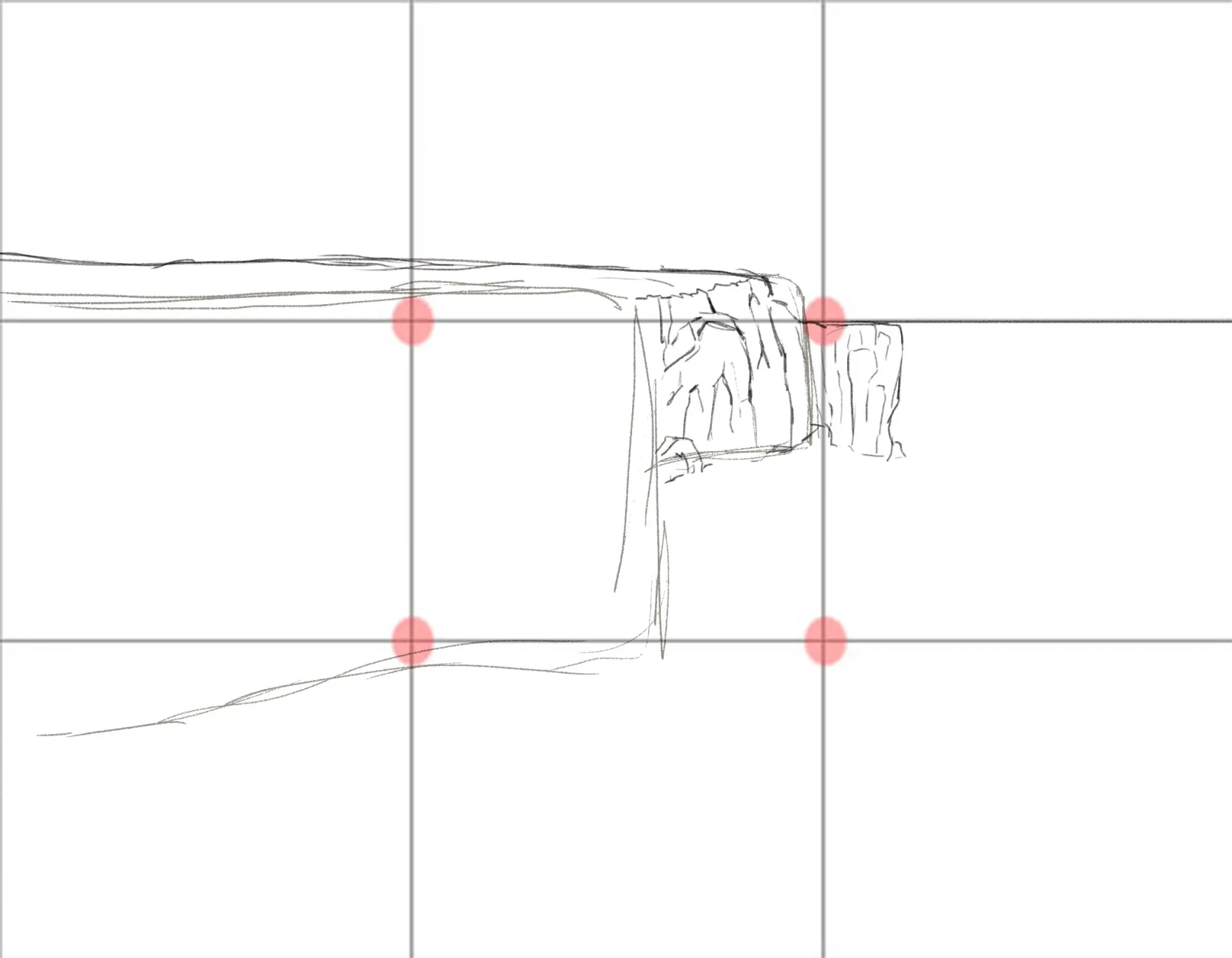 den Entwurf einer Klippe zeichnen