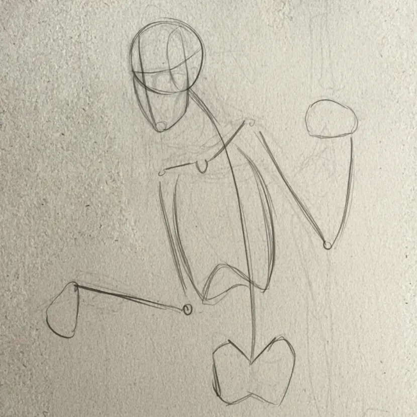 dessiner les bras d’un fantôme