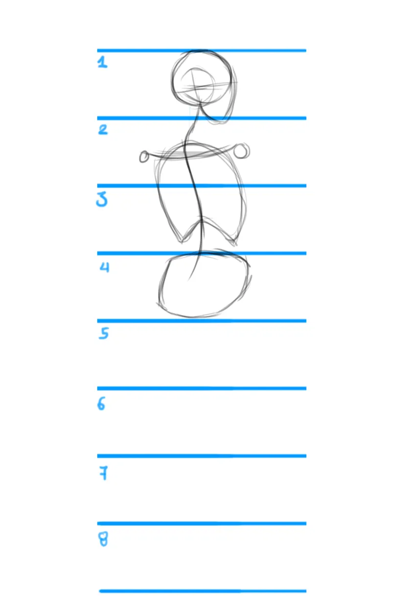 dessiner les epaules d’une femme de dos