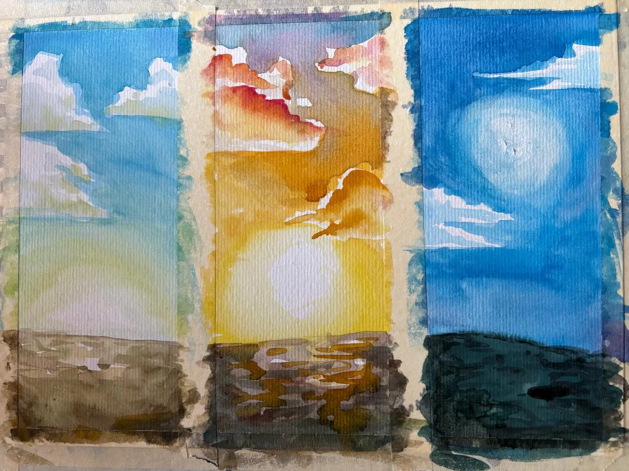 ajouter les détails pour peindre un fond à l’aquarelle