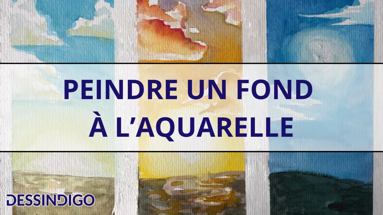 Peindre un fond à l’aquarelle