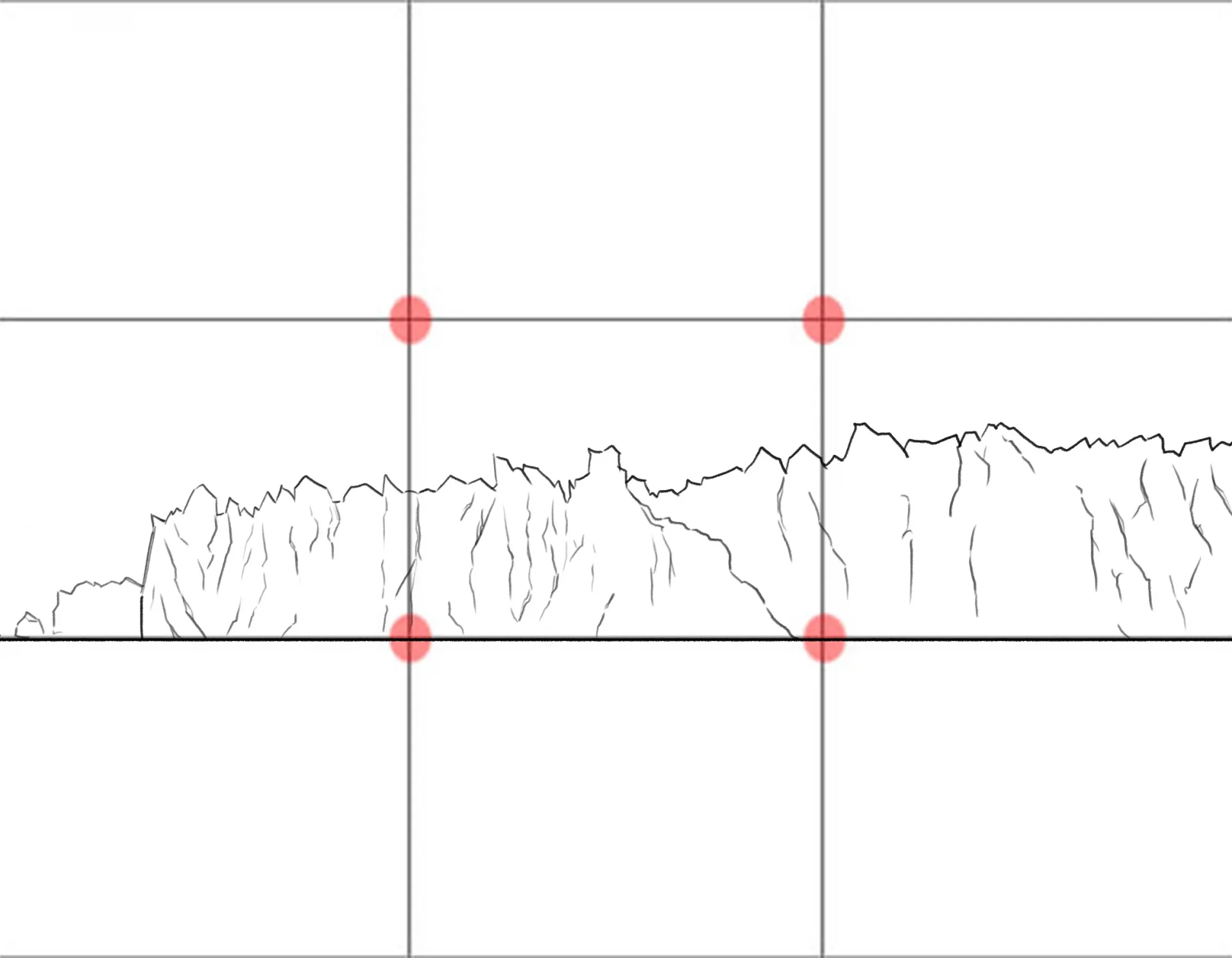dessiner le mur d’un glacier