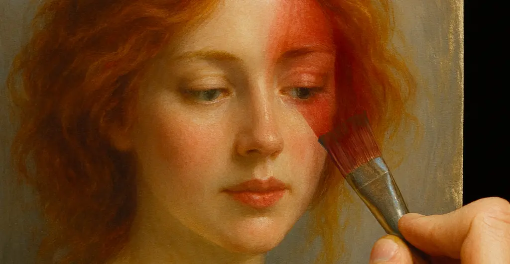 description of the glaze technique