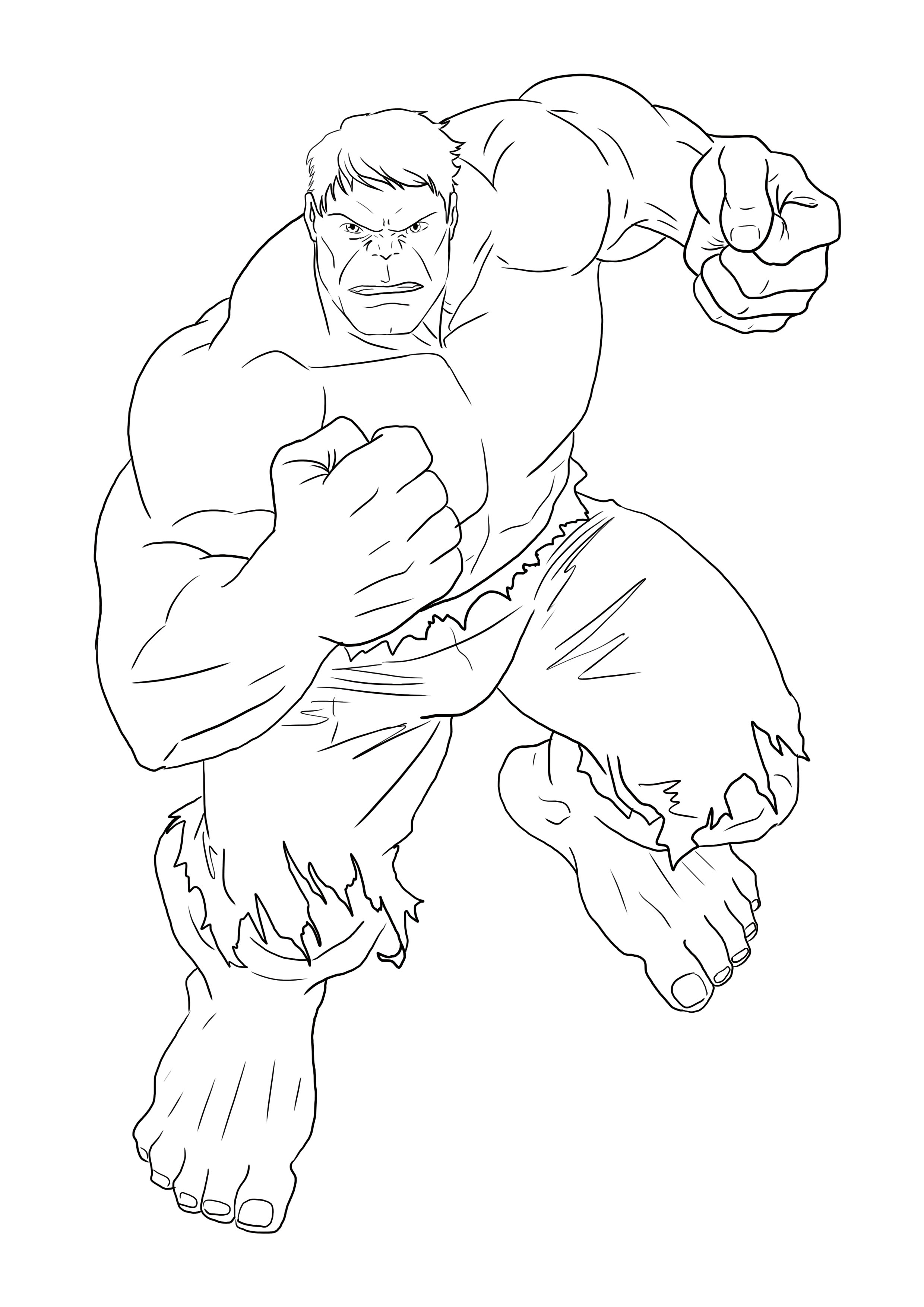 dessiner les détails de Hulk 2